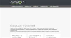 Desktop Screenshot of eurateach.com
