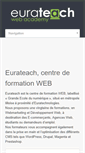 Mobile Screenshot of eurateach.com